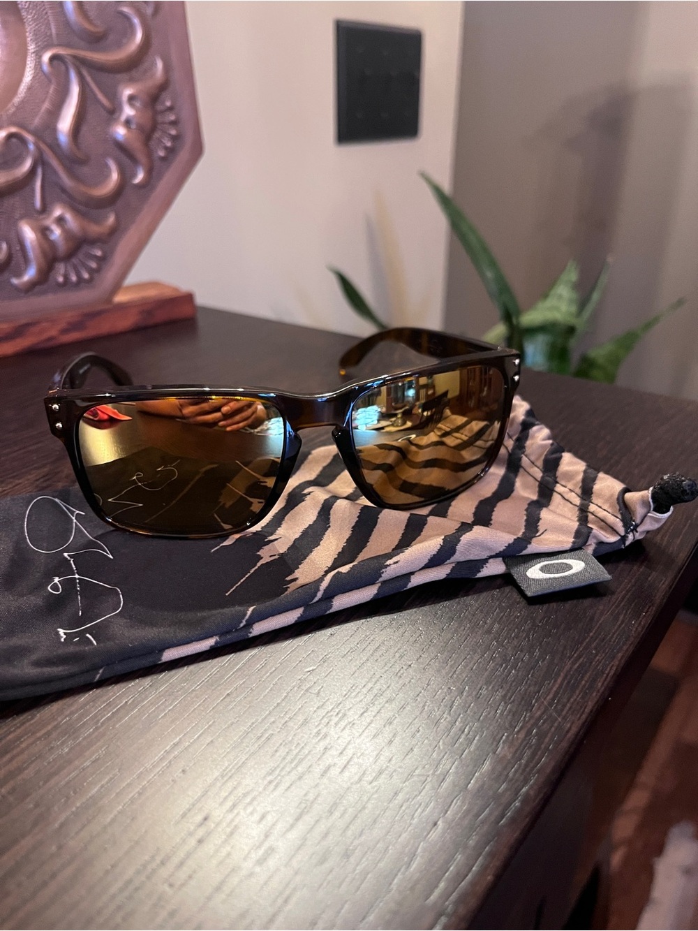 Oakley Holbrook Shaun White Signature Sunglasses Tortoise / 24K Gold OO9102-34